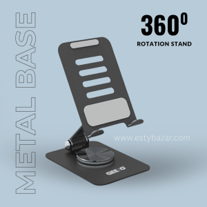 360° Rotatable Multi-Functional Phone Stand – Perfect View from Every Angle