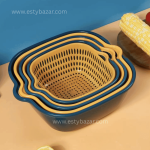 8pc Bowl and Strainer Set: Your Kitchen's New Solution!