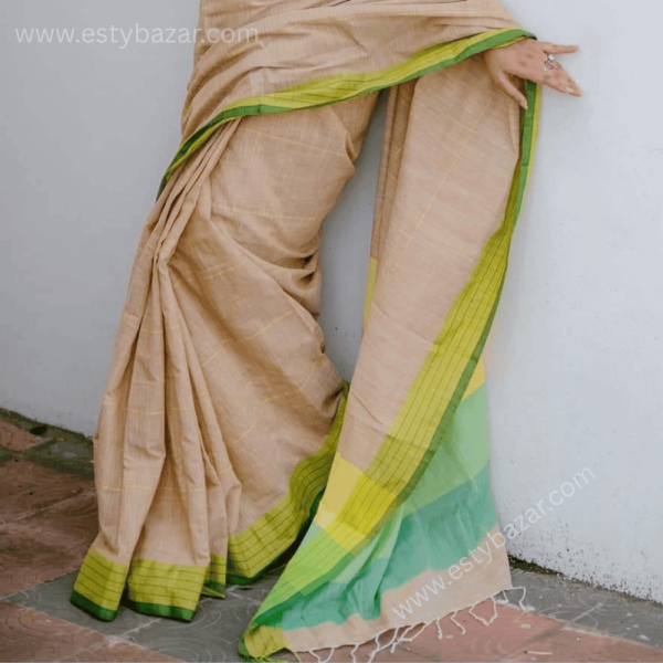 Aarong Cotton Saree: Subtle Charm & Effortless Grace - Image 4