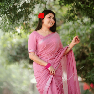 Aarong Cotton Saree: Pure Comfort & Timeless Grace - 13.5 Hat