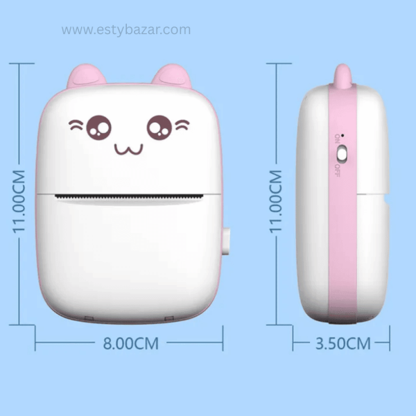 Mini Thermal Printer: Wireless BT Photo & Label Printer (Ink-Free) - Image 2