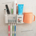 Minimalist Wall-Mounted Toothbrush Rack
