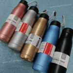 Stainless Steel Metal Reusable Portable 500ml Hot/Cold Water Bottle - Image 3