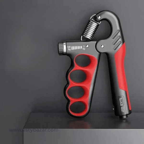 Adjustable Hand Grip Strengthener with Counter – For Wrist, Forearm & Hand Workout - Image 2