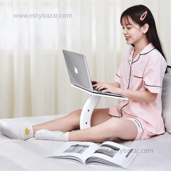 Adjustable Multifunction Portable Laptop Desk Stand - Image 3