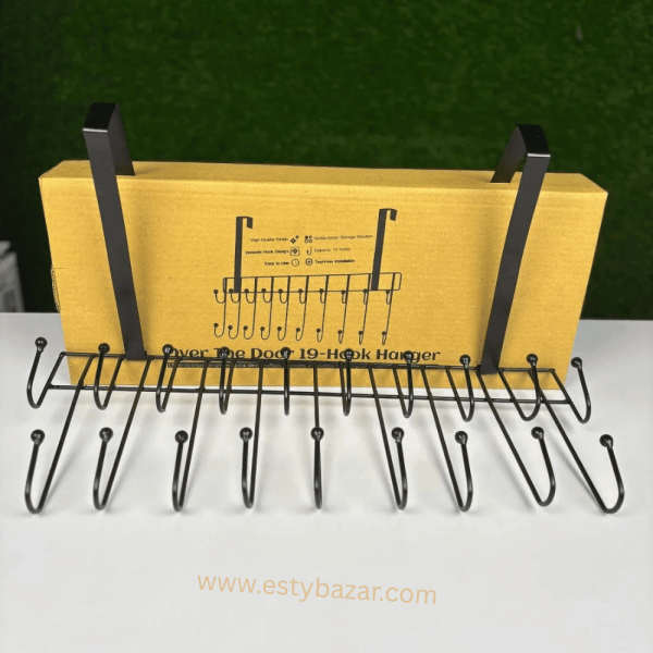 Over The Door 19-Hook Hanger - Image 1